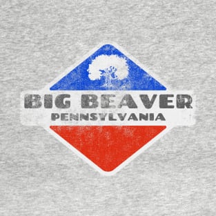 Big Beaver, PA - Foliage (Distressed) T-Shirt